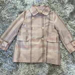 Kids Cherry Chocolate Jacket Coat Buttoned Down Size 4